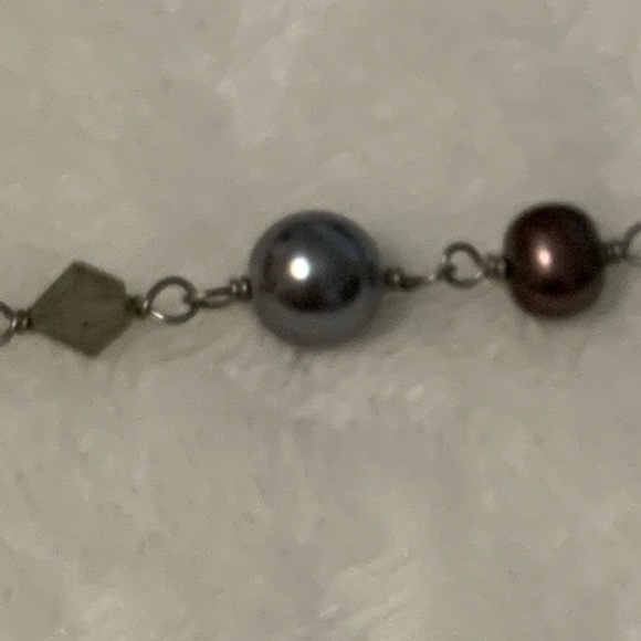 Lia Sophia pearl & bead 18in. adjustable necklace - Picture 6 of 7